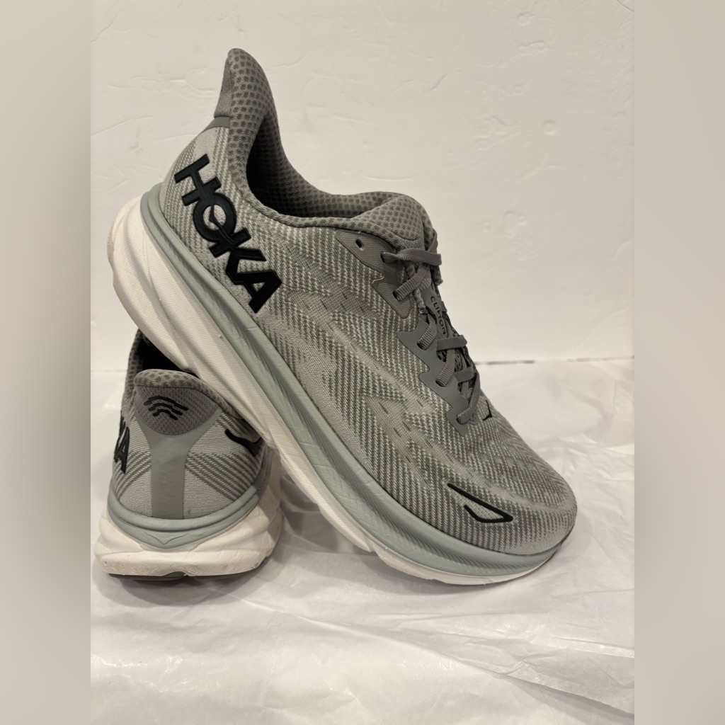 Hoka Clifton 9 Harbor Mist / Black 1132210-Hmbc Men's Wide Size 12.5 E